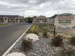 Wolf Creek Apartments sign
